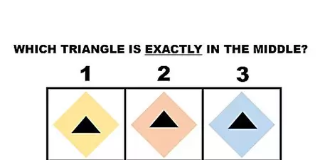 Is Your Vision Good Enough To Spot Which Shape Is Exactly In The Middle?