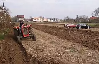 [Photos] Farmer Does This When Someone Parks On His Farm And Ruins The Soil