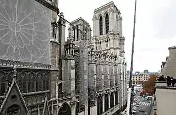 A rare look at restoration of Paris's Notre-Dame Cathedral