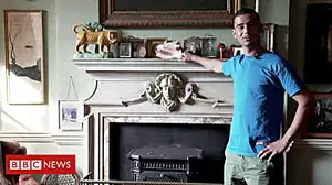 Syrian refugee who lives in a stately home