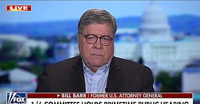 Former AG Barr on Jan. 6 hearings: 'I personally doubt' Trump committed a crime