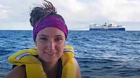 'Why I swam in front of a huge ship'