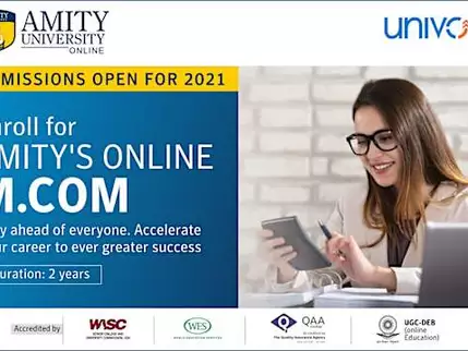 Enroll for US accredited 2 Years Online MCOM degree Enroll for US accredited 2 Years Online MCOM degree