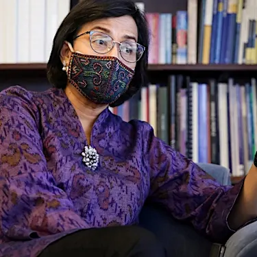 Indonesian finance minister Indrawati says palm oil export ban will hurt other countries, but necessary