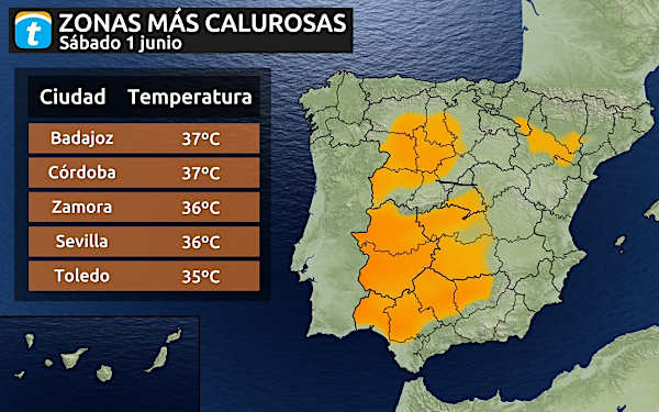¿Dónde hará más calor este fin de semana? ¿Dónde hará más calor este fin de semana?