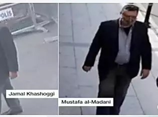 Ο Jamal Khashoggi: «Η σαουδαραβική μύγα που αλιεύεται στο CCTV φορώντας τα ρούχα του δημοσιογράφου»