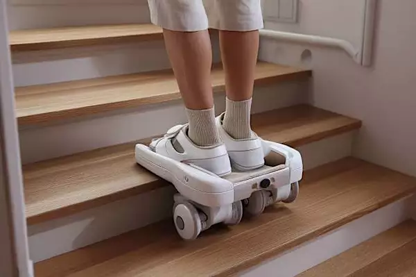 Así es el montaescaleras portátiles y cuánto cuesta