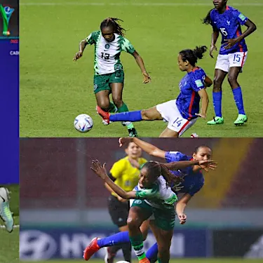 Nigeria's Falconets defeat France 1-0 in heavy rain