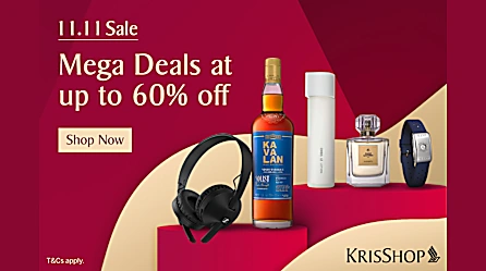 Not sure where to shop? KrisShop's 11.11 Sale got you covered!