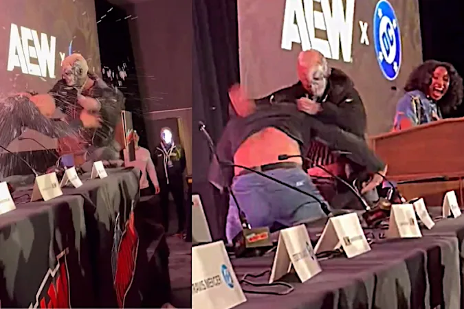 Jon Moxley & Darby Allin Brawl At New York Comic Con