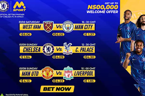 Bet EPL on MSport: Win Up To ₦400,000,000