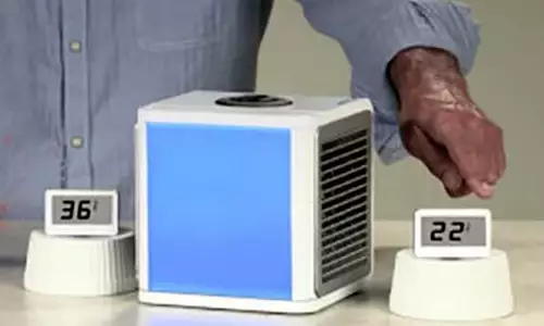 Magic Air Cooler παίρνει την Ευρώπη από την καταιγίδα.  Η ιδέα είναι η μεγαλοφυία