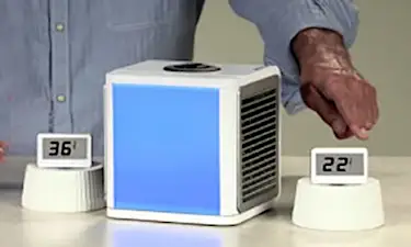 Magic Air Cooler παίρνει την Ευρώπη από την καταιγίδα.  Η ιδέα είναι η μεγαλοφυία