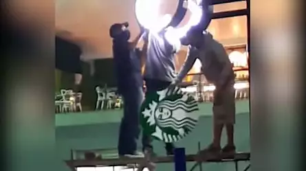 Falsifican una cafetería de Starbucks en Venezuela