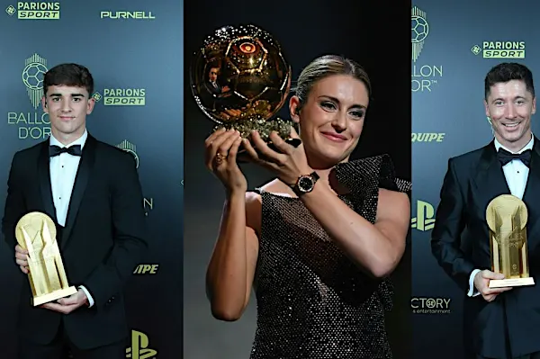 Lewandowski, Gavi, and Putellas win as Barcelona celebrate 3 awards at 2022 Ballon d'Or ceremony