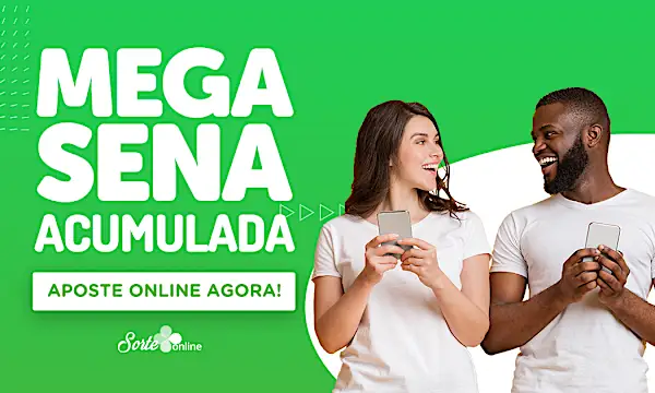 Acumulou! Jogue na Mega-Sena sem sair de casa.