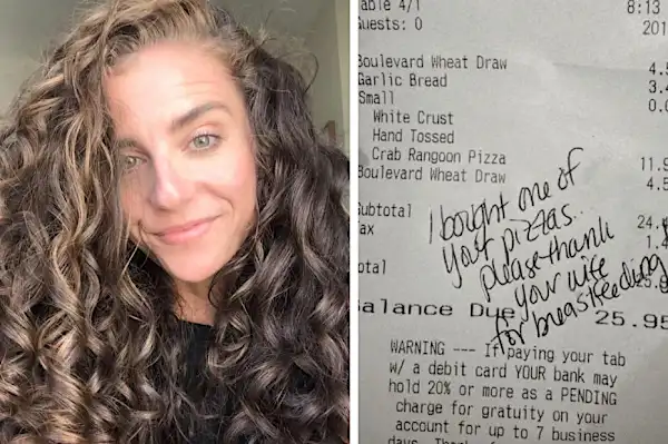 [Pics] Wife Gets Involved After Waitress Slips Her Husband A Note