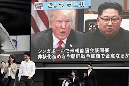 Τα μέσα ενημέρωσης της Ασίας καλωσορίζουν τη σύνοδο κορυφής Trump-Kim ως ιστορική ευκαιρία για ειρήνη Τα μέσα ενημέρωσης της Ασίας καλωσορίζουν τη σύνοδο κορυφής Trump-Kim ως ιστορική ευκαιρία για ειρήνη