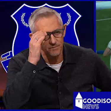 Lineker reacts to Everton controversy v Ipswich in MOTD footage