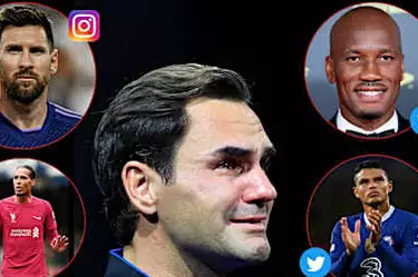 How Drogba, Messi, and other footballers have paid tribute to Roger Federer following his retirement