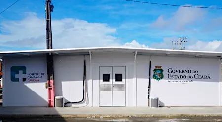 Devido queda de internações pela Covid-19, hospital de campanha de Caucaia será inaugurado com menos leitos