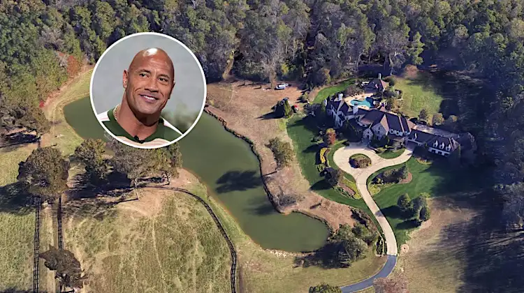 Dwayne Johnson picks up this gorgeous, 46-acre Georgia farm. Dwayne Johnson picks up this gorgeous, 46-acre Georgia farm.