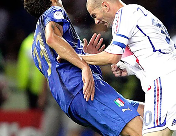 [Fotos] Materazzi revela o que disse antes da cabeçada de Zidane