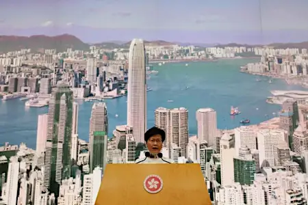 Carrie Lam: Διευθυντής του Χονγκ Κονγκ, υπέρ του Πεκίνου