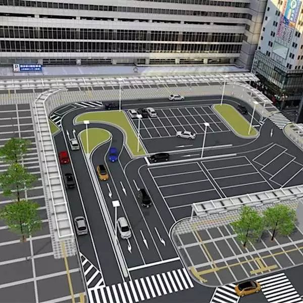 JR博多駅の筑紫口前広場を整備　福岡市、歩行空間の上に屋根