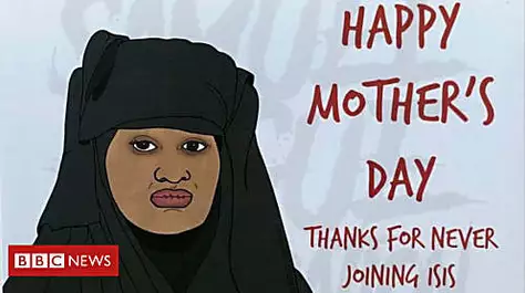 Ban over IS bride Mother's Day card