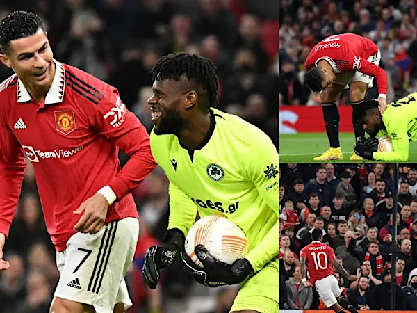 'If na Ghana, Uzoho go open him paynt' - Nigerians lament as goalkeeper stops Ronaldo in Man Utd’s win