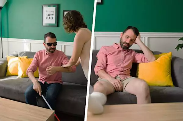 失明的丈夫重見光明,但他沒有告訴妻子,這時他才意識到自己多年來一直被欺騙。 失明的丈夫重見光明,但他沒有告訴妻子,這時他才意識到自己多年來一直被欺騙。