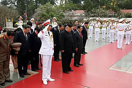Kim Jong Un pays tribute to Ho Chi Minh