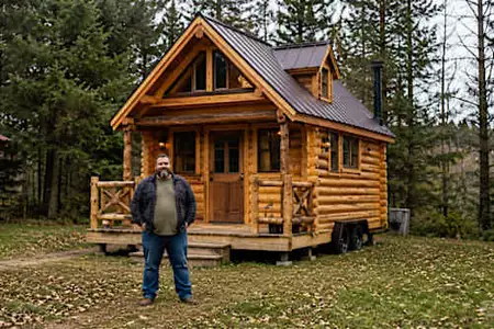 This Man’s 290 Sq. Ft. Tiny House Is Full of Surprises – Take a Look Inside!