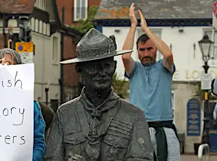 Robert Baden-Powell statue: Scouts founder monument given 24-hour protection as temporary removal is delayed