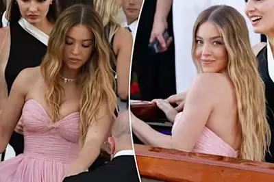 Sydney Sweeney is a beauty in blush at Lauren Sánchez and Jeff Bezos’ wedding