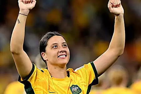 Sam Kerr is ranked as highly as Lionel Messi in new video game