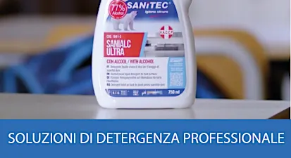 Scopri i prodotti Sanitec per soluzioni di detergenza professionale!