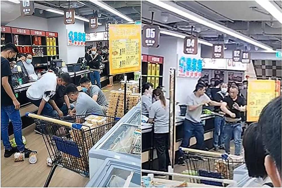 Man arrested after scuffle at Scarlett Supermarket in Chinatown