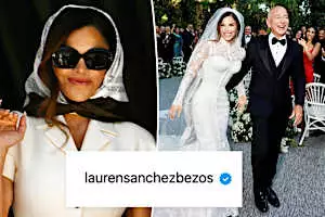 Lauren Sánchez changes name, wipes Instagram after marrying Jeff Bezos in $50M wedding