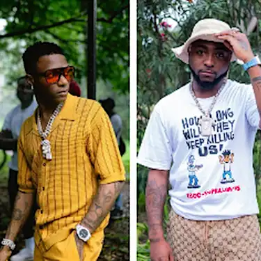 'I got love for Burna Boy and Davido' Wizkid says on stage