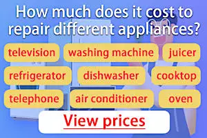 How much does it cost to repair appliances in 2024?