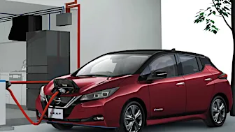 おうちで満タン、電気自動車日産リーフ