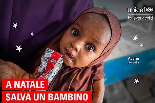 Dona cibo terapeutico e aiutaci a cambiare il Natale di tanti bambini malnutriti.