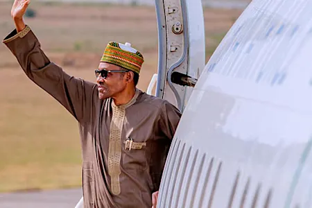 Buhari departs for New York to attend UNGA 77