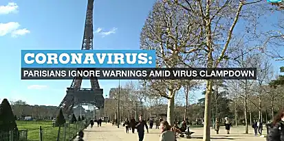 Coronavirus: Οι Παριζιάνους αγνοούν τις προειδοποιήσεις εν μέσω ριπών του ιού