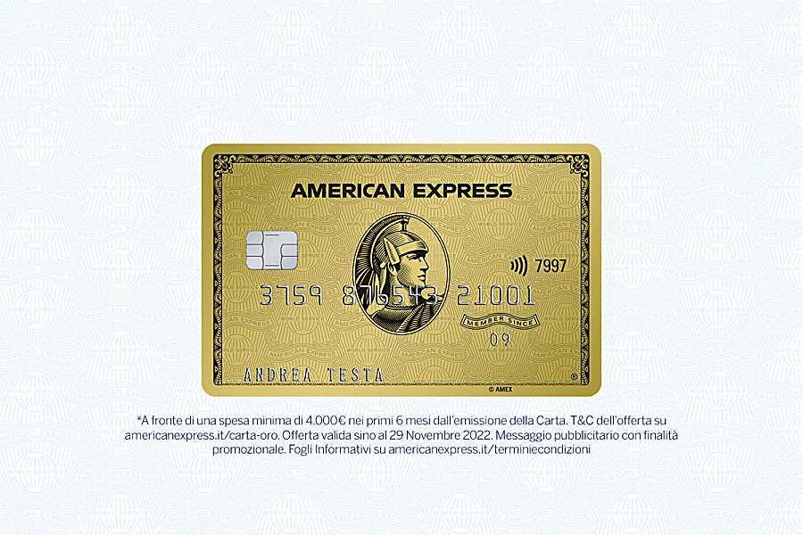 Ogni giorno è un viaggio con Carta Oro American Express.