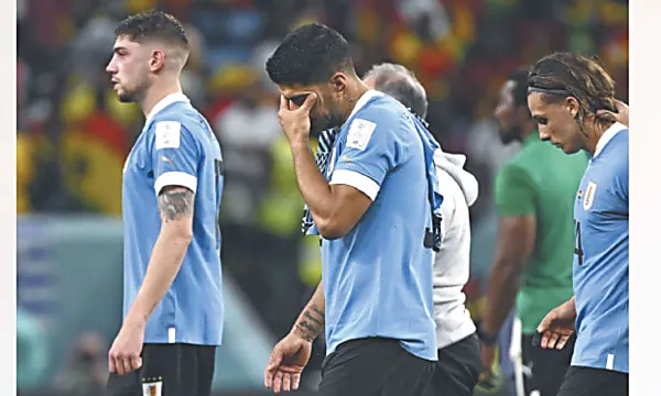 Uruguay pagó cara su falta de gol y se despidió de Qatar