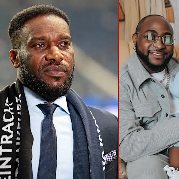 Jay-Jay Okocha comiserates with Davido over loss of his son