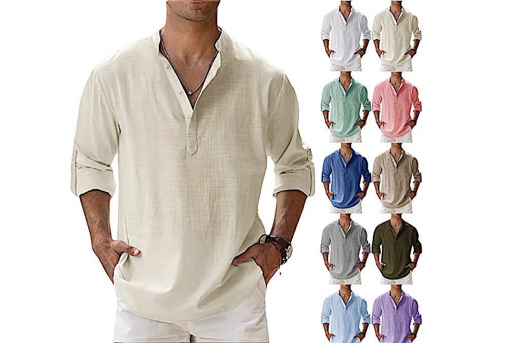 Summer Essentials: Men's Linen Shirts for Effortless Style!